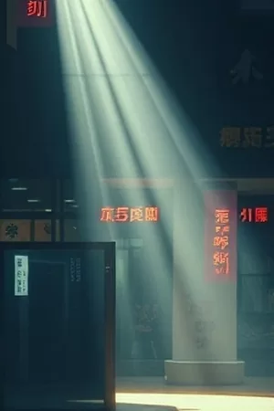 动画《铃兰学园》封面，开满铃兰的坡道与校门口