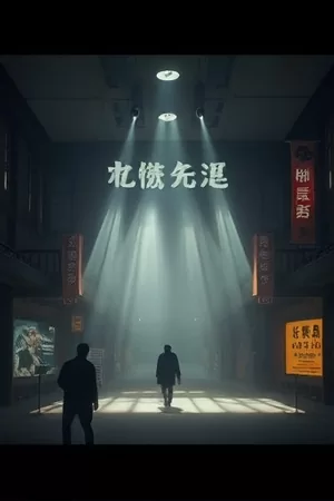 纪录片《山间铁道巡礼》封面，穿行在杉树林间的单节柴油车